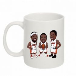 Чашка 320ml "James, Wade and Bosh" - PrintSalon