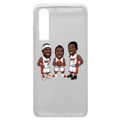 Чехол для Huawei P30 "James, Wade and Bosh" - PrintSalon