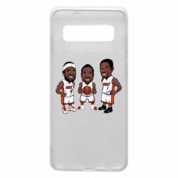 Чехол для Samsung S10 "James, Wade and Bosh" - PrintSalon