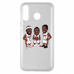 Чехол для Samsung M30 "James, Wade and Bosh" - PrintSalon