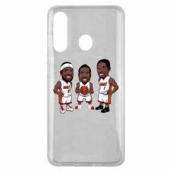 Чехол для Samsung M40 "James, Wade and Bosh" - PrintSalon