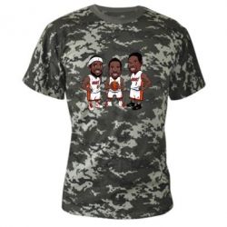 Камуфляжная футболка "James, Wade and Bosh" - PrintSalon