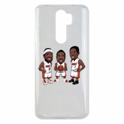 Чехол для Xiaomi Redmi Note 8 Pro "James, Wade and Bosh" - PrintSalon