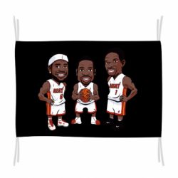Флаг "James, Wade and Bosh" - PrintSalon