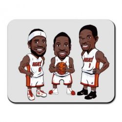 Коврик для мыши "James, Wade and Bosh" - PrintSalon