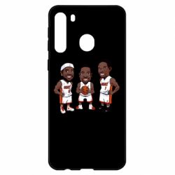 Чехол для Samsung A21 "James, Wade and Bosh" - PrintSalon