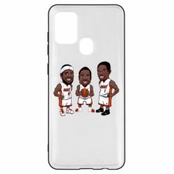 Чохол для Samsung A21s "James, Wade and Bosh"