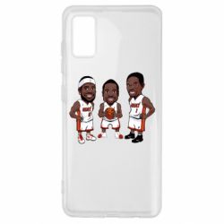 Чехол для Samsung A41 "James, Wade and Bosh" - PrintSalon