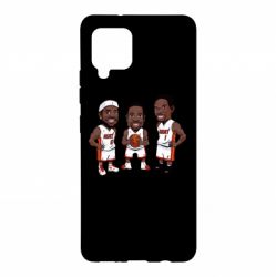 Чехол для Samsung A42 5G "James, Wade and Bosh" - PrintSalon