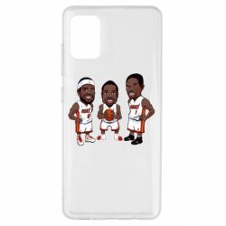 Чехол для Samsung A51 "James, Wade and Bosh" - PrintSalon