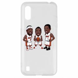 Чехол для Samsung A01/M01 "James, Wade and Bosh" - PrintSalon