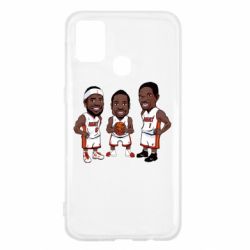 Чехол для Samsung M31 "James, Wade and Bosh" - PrintSalon