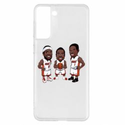 Чохол для Samsung S21+ "James, Wade and Bosh"