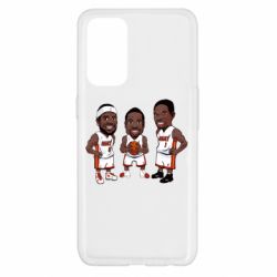 Чехол для Oppo Reno 5 4G "James, Wade and Bosh" - PrintSalon