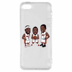 Чехол для iPhone5/5S/SE "James, Wade and Bosh" - PrintSalon