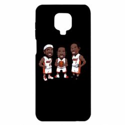 Чехол для Xiaomi Redmi Note 9S/9Pro/9Pro Max "James, Wade and Bosh" - PrintSalon