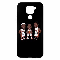 Чехол для Xiaomi Redmi Note 9/Redmi 10X "James, Wade and Bosh" - PrintSalon
