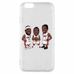 Чехол для iPhone 6/6S "James, Wade and Bosh" - PrintSalon
