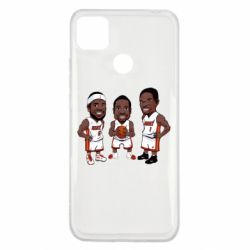 Чехол для Xiaomi Redmi 9c "James, Wade and Bosh" - PrintSalon