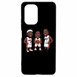 Чохол для Xiaomi Poco F3/K40 "James, Wade and Bosh"