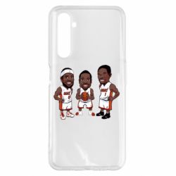 Чехол для Realme 6 Pro "James, Wade and Bosh" - PrintSalon