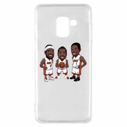 Чохол для Samsung A8 2018 "James, Wade and Bosh"