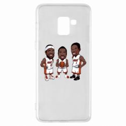 Чохол для Samsung A8+ 2018 "James, Wade and Bosh"