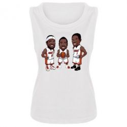 Женская майка "James, Wade and Bosh" - PrintSalon