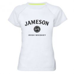 Женская футболка для спорта Jameson Whiskey - PrintSalon