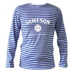 Тельняшка с длинным рукавом Jameson Whiskey - PrintSalon