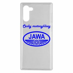 Чехол для Samsung Note 10 Java Cesky Motocyclovy - PrintSalon