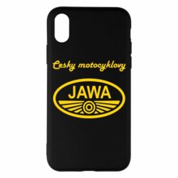 Чехол для iPhone X/Xs Java Cesky Motocyclovy - PrintSalon