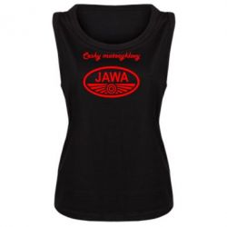 Женская майка Java Cesky Motocyclovy - PrintSalon