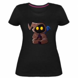 Женская премиум футболка Jawa yoga - PrintSalon