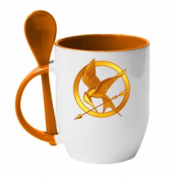 Чашка з ложкою Jay - PrintSalon