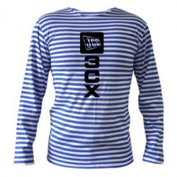 Тельняшка с длинным рукавом JCB 3CX - PrintSalon