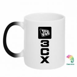 Чашка-хамелеон JCB 3CX - PrintSalon