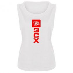 Женская майка JCB 3CX - PrintSalon