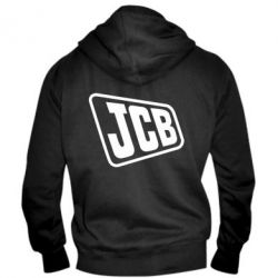Мужское худи на молнии JCB - PrintSalon