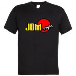 Мужская футболка  с V-образным вырезом JDM Style - PrintSalon