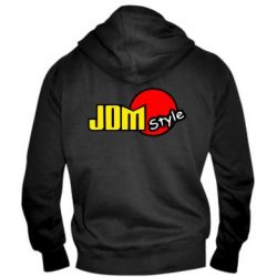 Мужское худи на молнии JDM Style-PrintSalon Мужское худи на молнии JDM Style