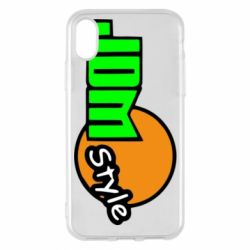 Чехол для iPhone X/Xs JDM Style - PrintSalon