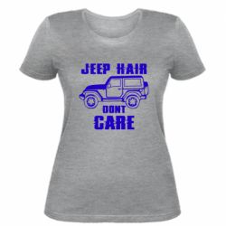 Женская футболка Jeep hair don't care - PrintSalon