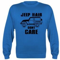 Cвитшот Jeep hair don't care - PrintSalon