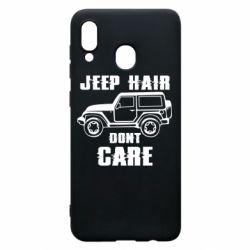Чехол для Samsung A20 Jeep hair don't care - PrintSalon