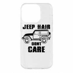Чехол для iPhone 14 Pro Jeep hair don't care - PrintSalon