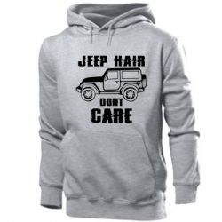 Мужское худи Jeep hair don't care - PrintSalon