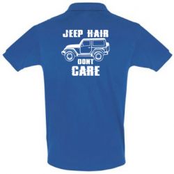Мужское поло Jeep hair don't care - PrintSalon