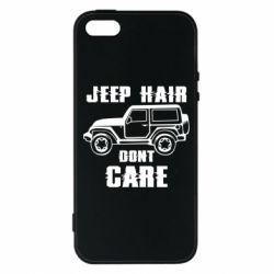 Чехол для iPhone5/5S/SE Jeep hair don't care - PrintSalon