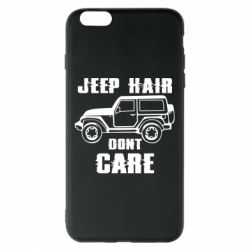 Чехол для iPhone 6 Plus/6S Plus Jeep hair don't care - PrintSalon